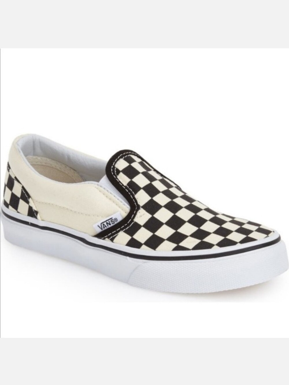 VANS Checkerboard Canvas SlipOn Sneakers